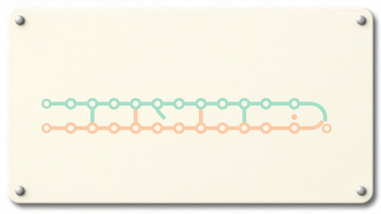 line diagram of the fee split routes